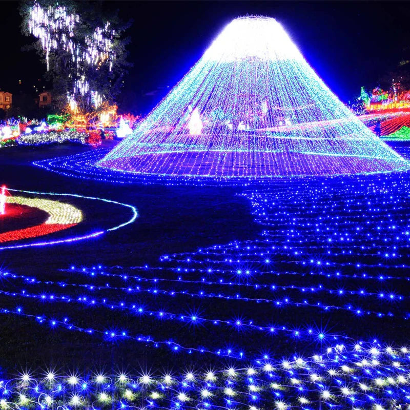 Christmas Lights 5M 10M 20M 30M 50M 100M Led String Fairy Light 8 Modes Christmas Lights For Wedding Party Holiday Lights