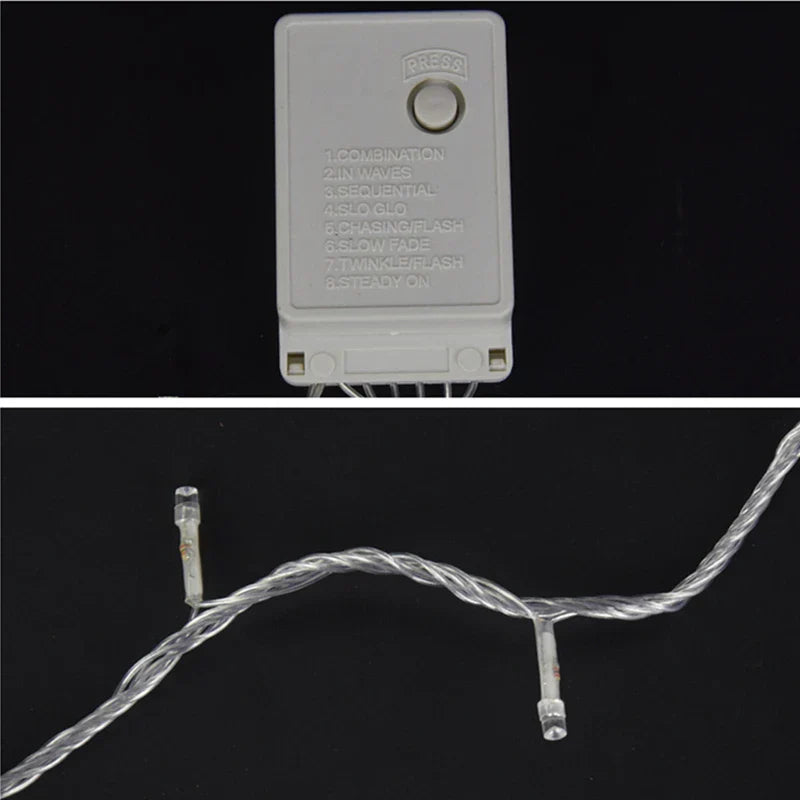 Christmas Lights 5M 10M 20M 30M 50M 100M Led String Fairy Light 8 Modes Christmas Lights For Wedding Party Holiday Lights