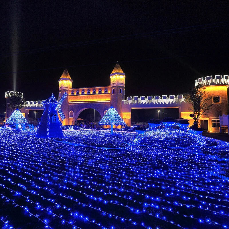 Christmas Lights 5M 10M 20M 30M 50M 100M Led String Fairy Light 8 Modes Christmas Lights For Wedding Party Holiday Lights