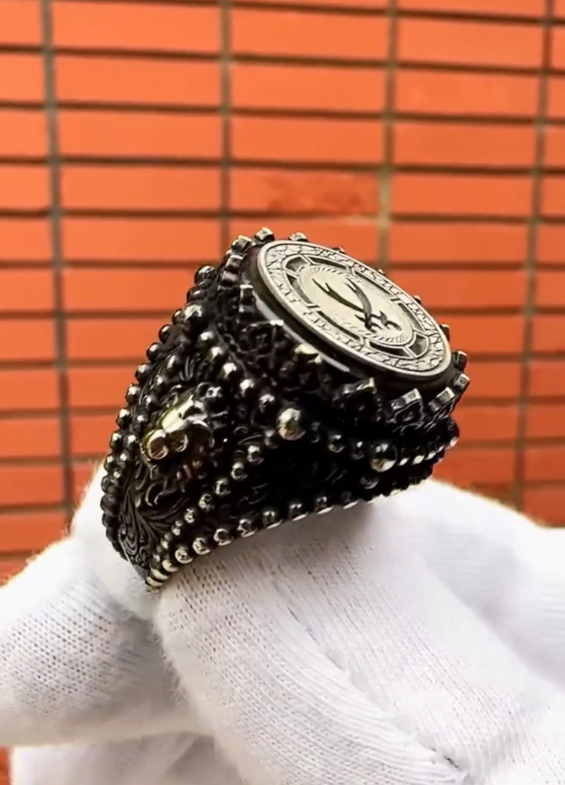 Zulfiqar Silver Ring